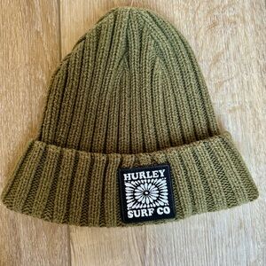 Hurley forest green beanie